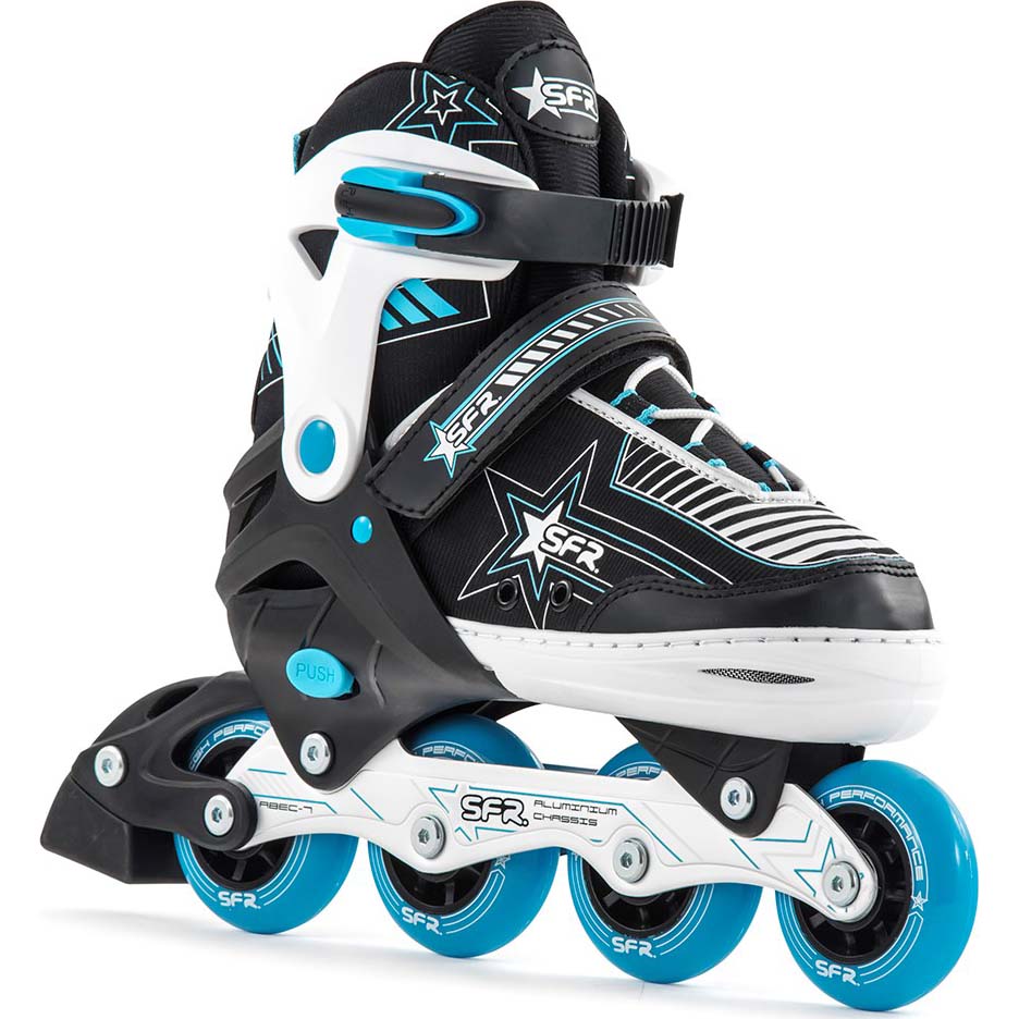 SFR Pulsar Kids Adjustable Inline Skates - Blue