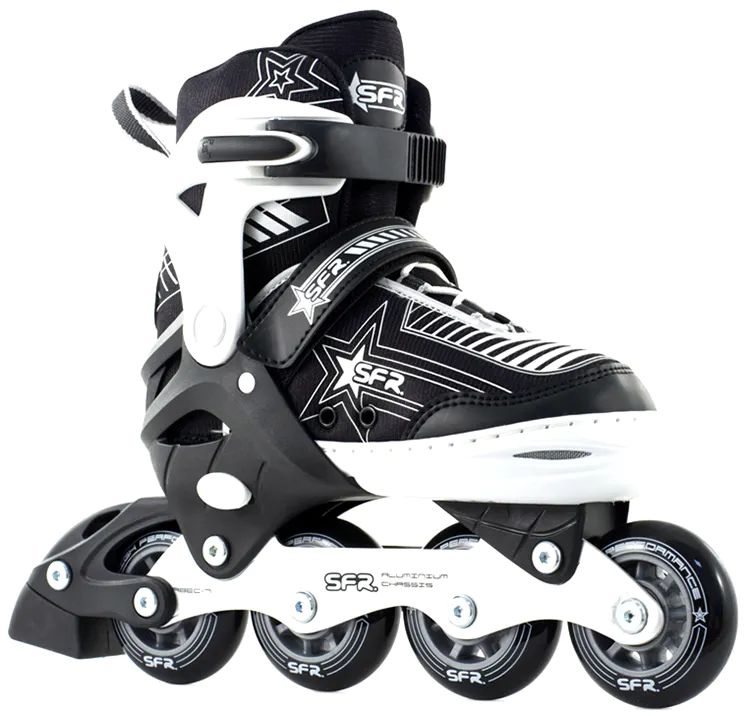 SFR Kids' Inline Skates - Pulsar Adjustable Silver