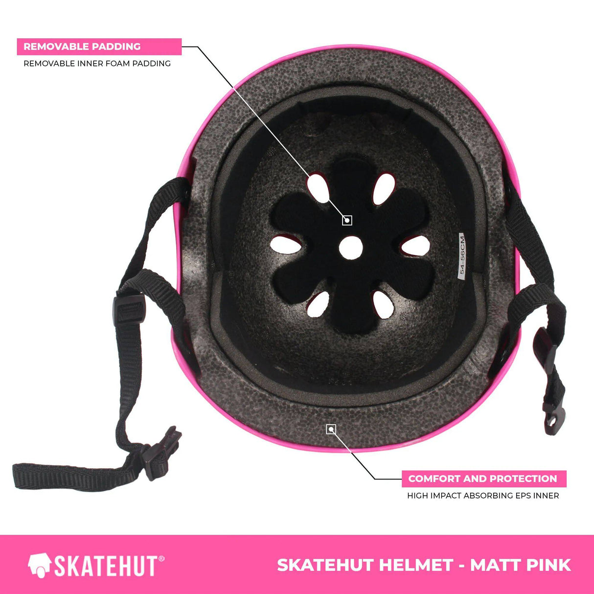 SkateHut Helmet - Pink