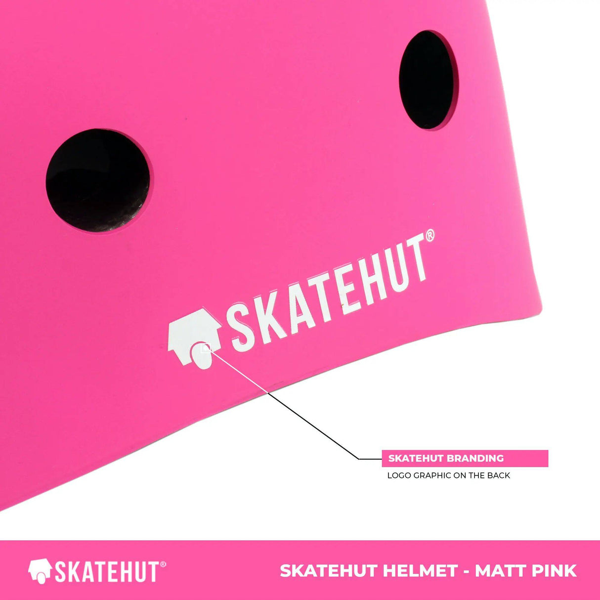 SkateHut Helmet - Pink