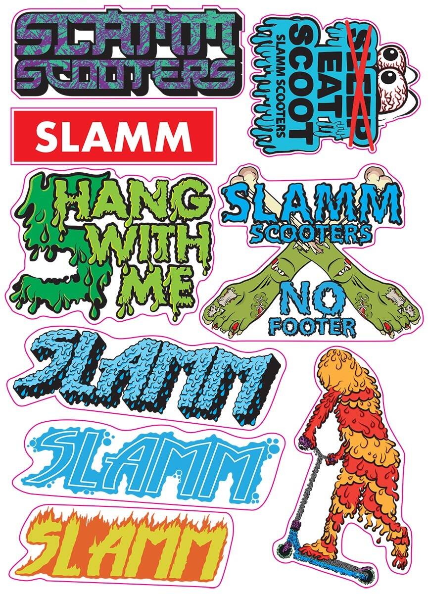 Slamm Logo Helmet - Grey/Camo