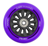 Slamm Nylon Core 100mm Wheel + Bearings - Black / Purple