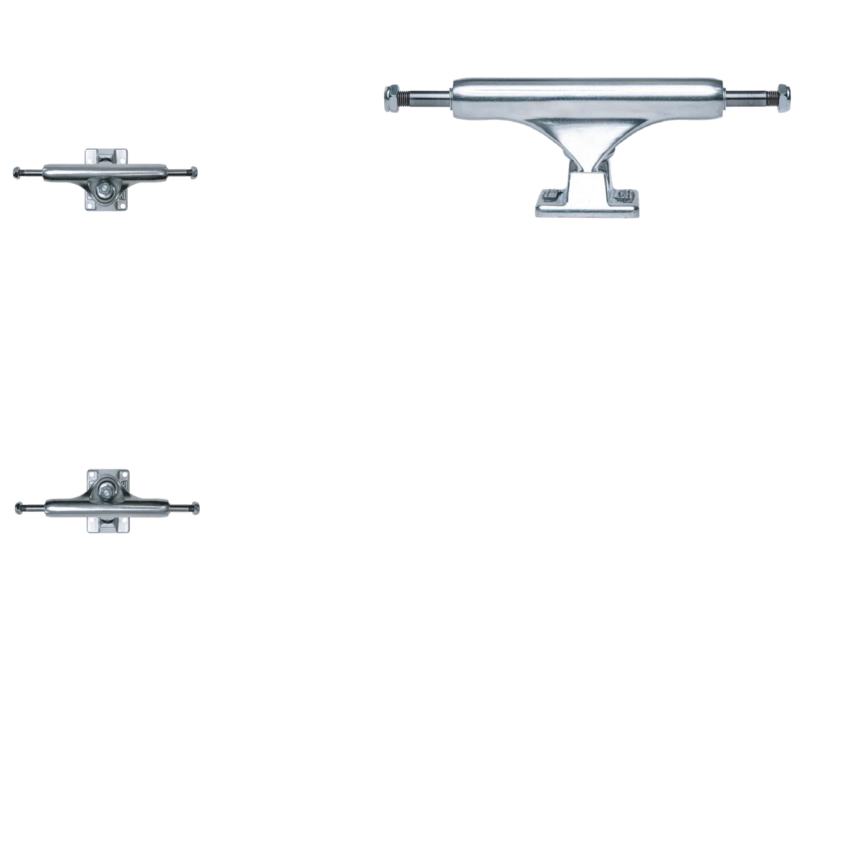 Slappy ST1 Classic Skateboard Trucks - Polished 8.25"