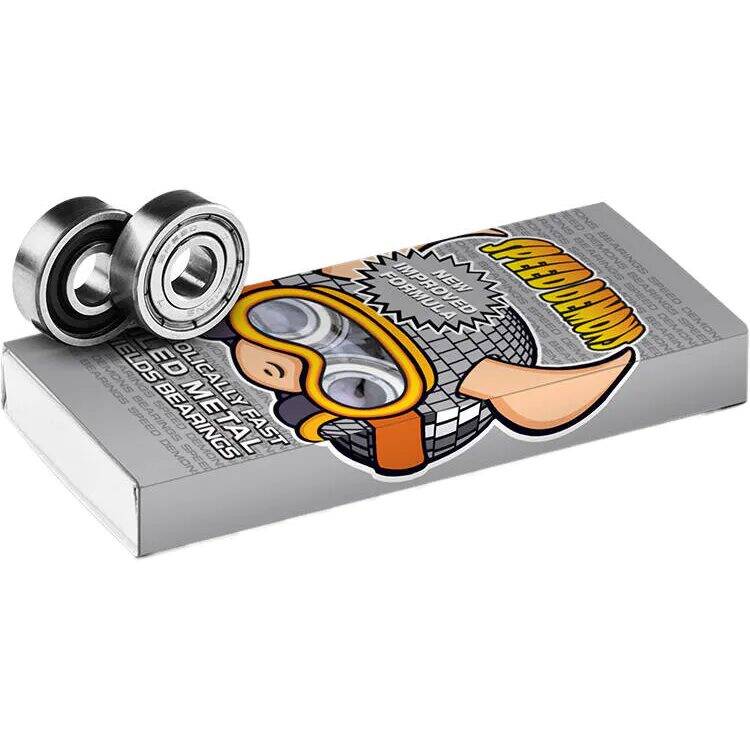 Speed Demons Skateboard Bearings ABEC 5 - Silver (Pack of 8)