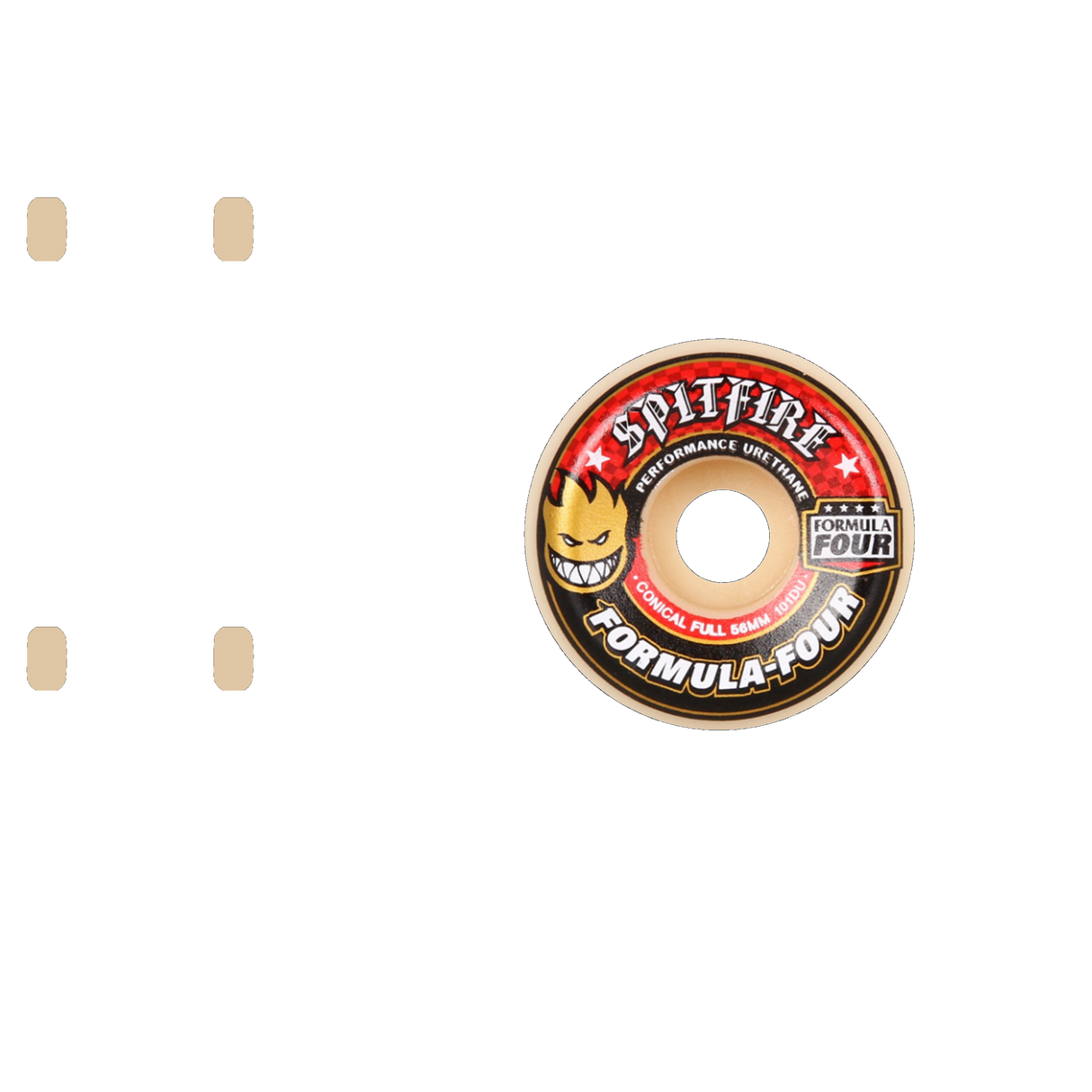 Spitfire Formula Four Conical 101a Skateboard Wheels - 54mm