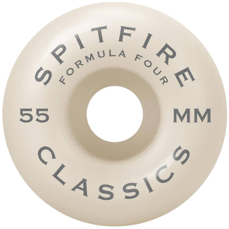 Spitfire Formula Four Classic 99a Skateboard Wheels - Yellow 55mm (Pack of 4)