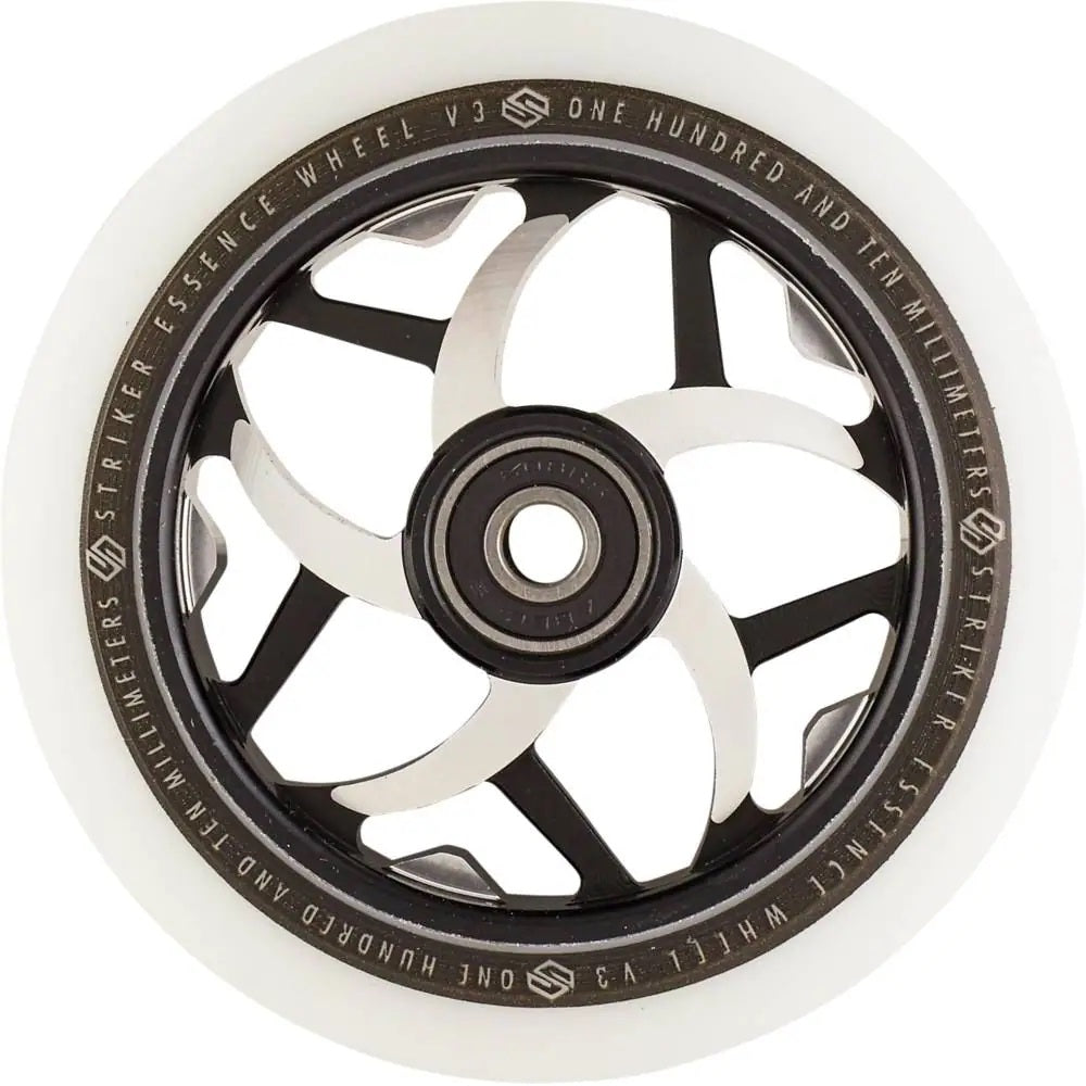 Striker Essence V3 110mm Scooter Wheel - Black/White