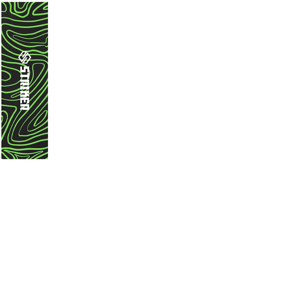 Striker Topo Swirl Scooter Grip Tape - Green 22" x 6.5"