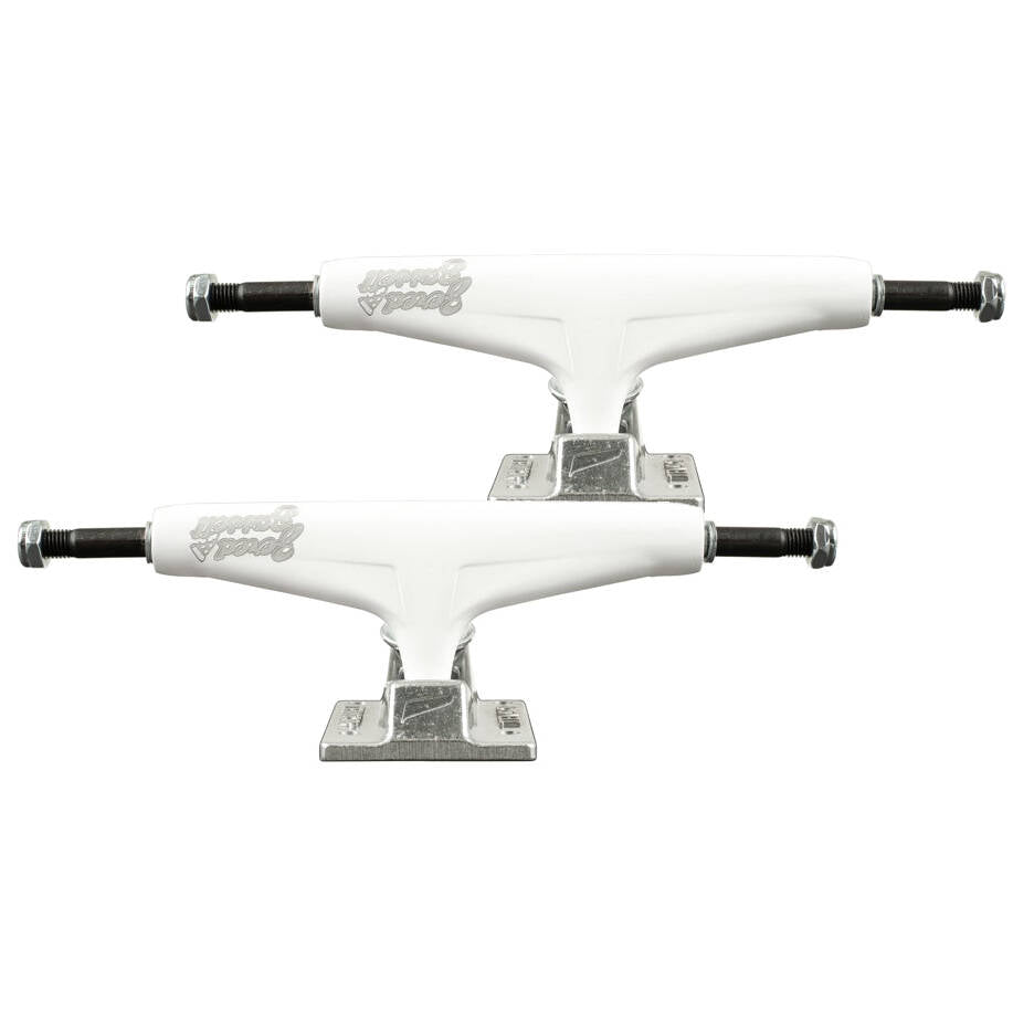 Tensor Alum Night Shift Skateboard Trucks - Zered White 5.5"