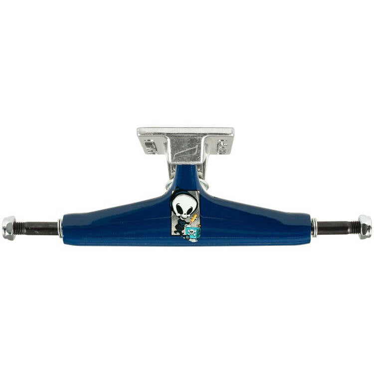Tensor Alum Reaper Box Skateboard Trucks - Rogers/Navy 5.5"