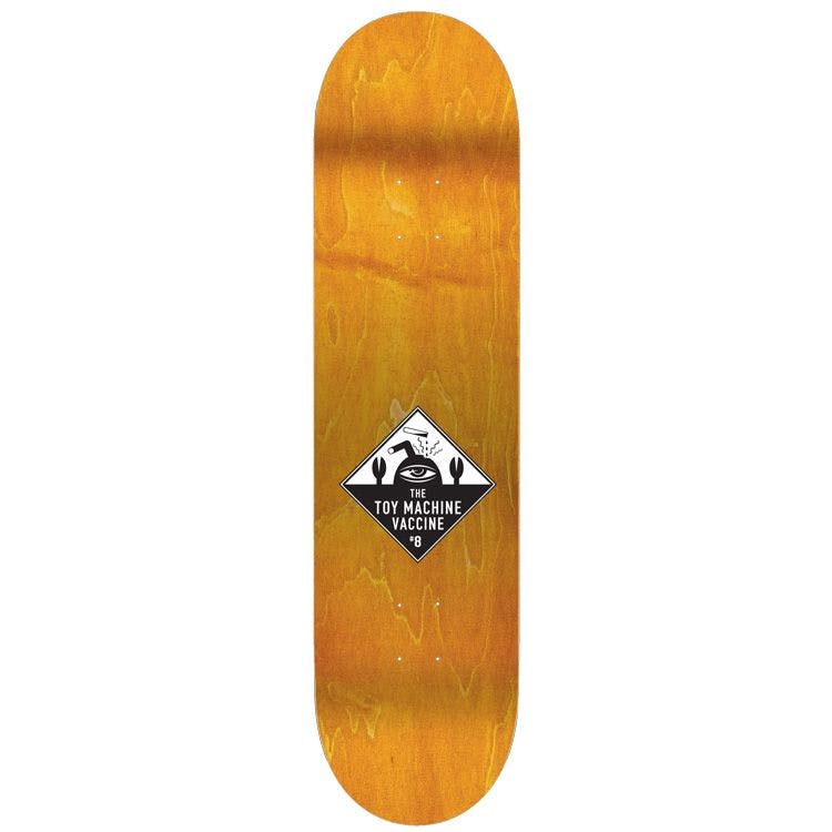 Toy Machine Tall Hat Skateboard Deck - Romero 8''