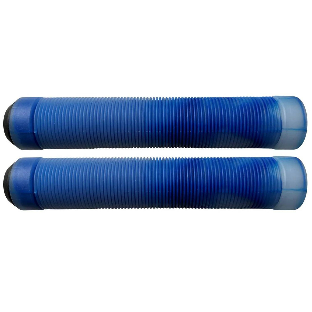 Trynyty Swirl 160mm Scooter Grips - Blue/Transparent