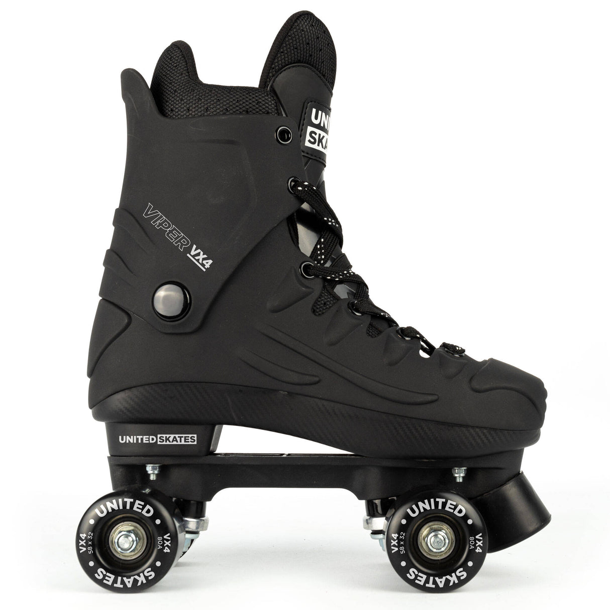 United Skates VX4 Quad Roller Skates - Black