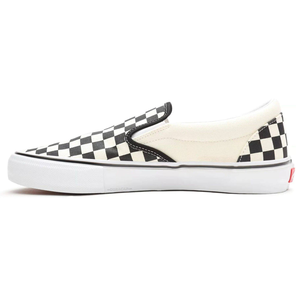 Vans Skate (Checkerboard) Slip-On Skate Shoes - Black/Off White