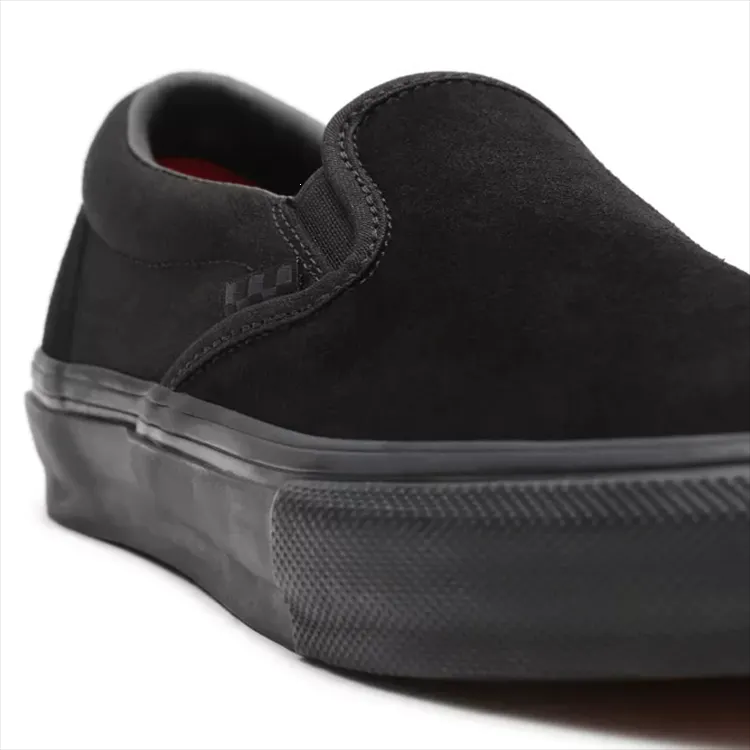 Vans Skate Slip-On Skate Shoes - Black/Black