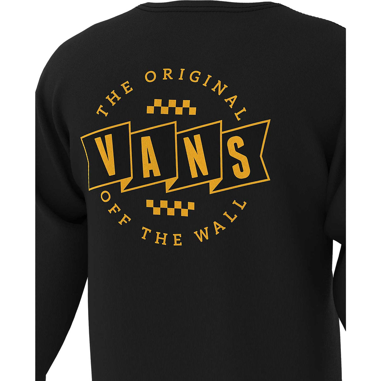 Vans Banner Logo L/S T Shirt - Black
