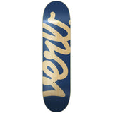 Verb Script Skateboard Deck - Navy 8''