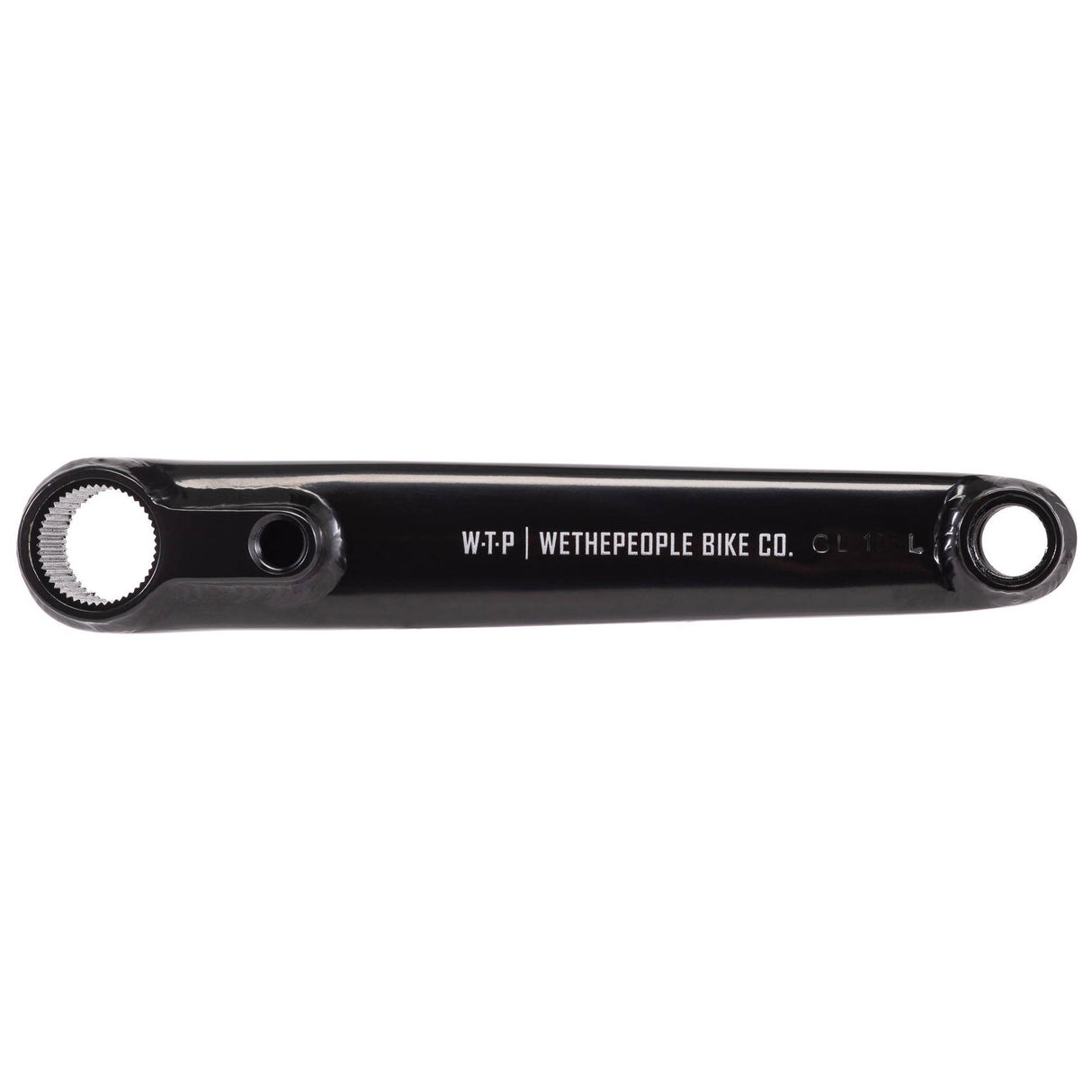 WeThePeople Logic 170mm BMX Cranks - Glossy Black
