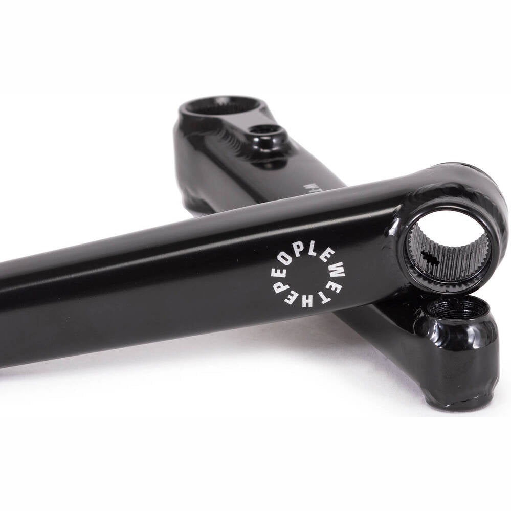 WeThePeople Logic Crank 165mm BMX Cranks - Glossy Black