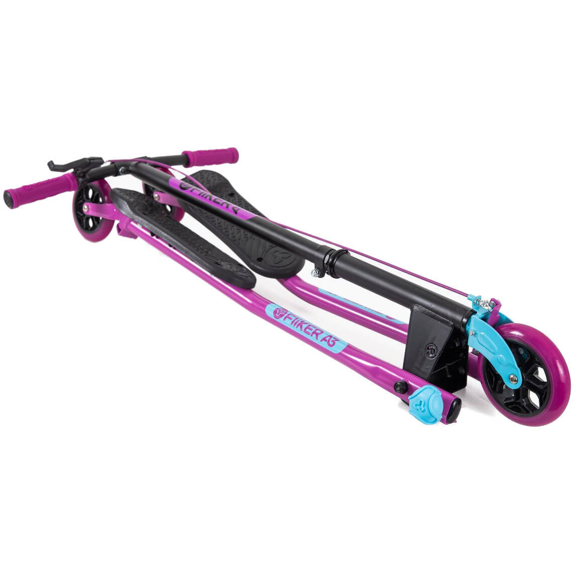 Yvolution Y Fliker A3 Air Scooter - Purple/Light Blue