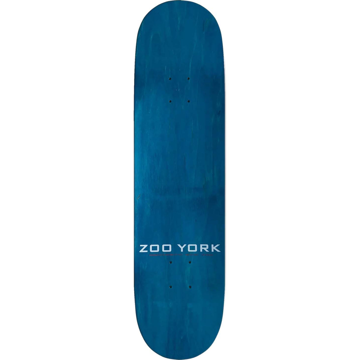Zoo York OG 95 Logo Block Skateboard Deck - White 8''