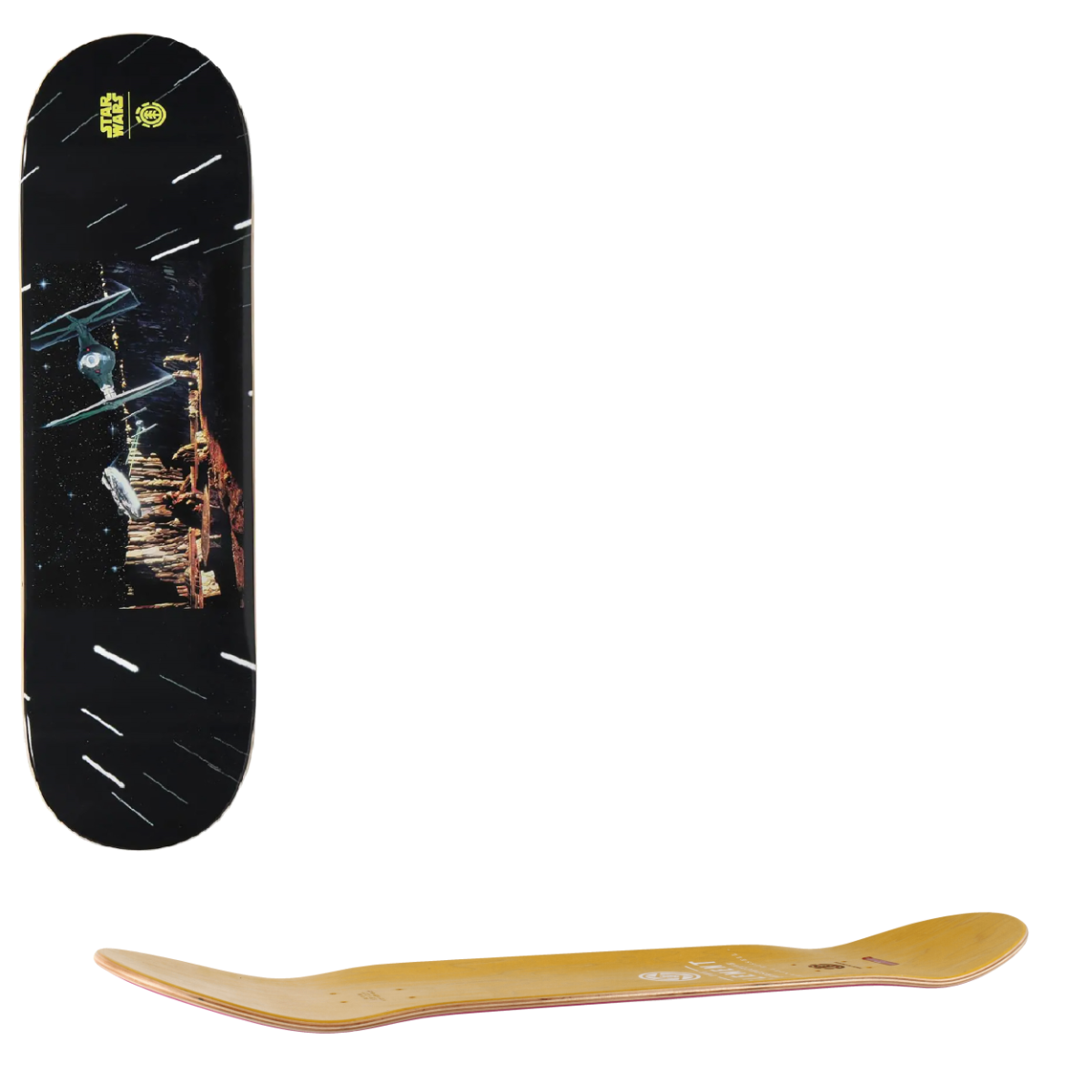 Element x Star Wars Skateboard Deck - Tie Fighter 8.5"