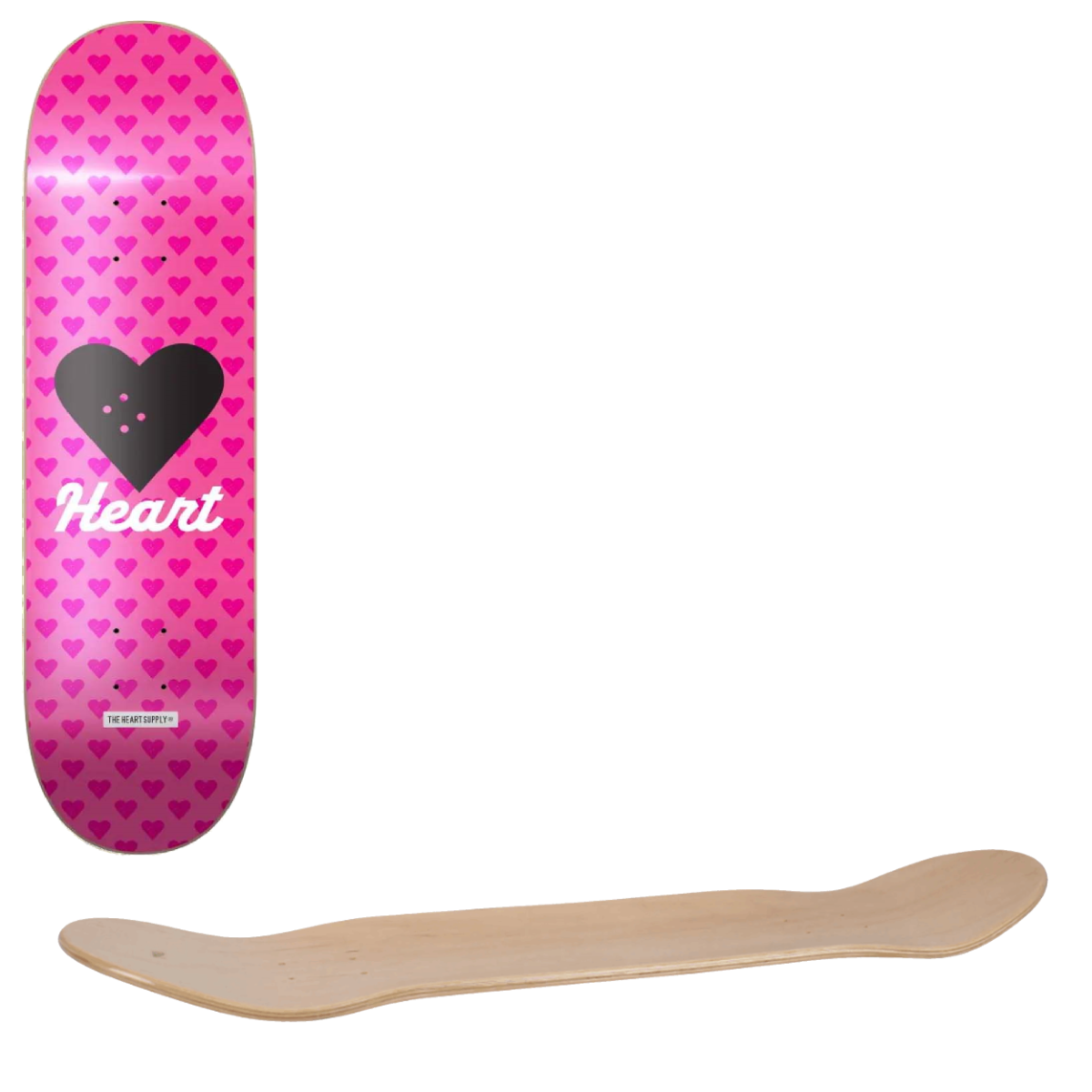 The Heart Supply HS - Vertical Flow Skateboard Deck - Pink 8"