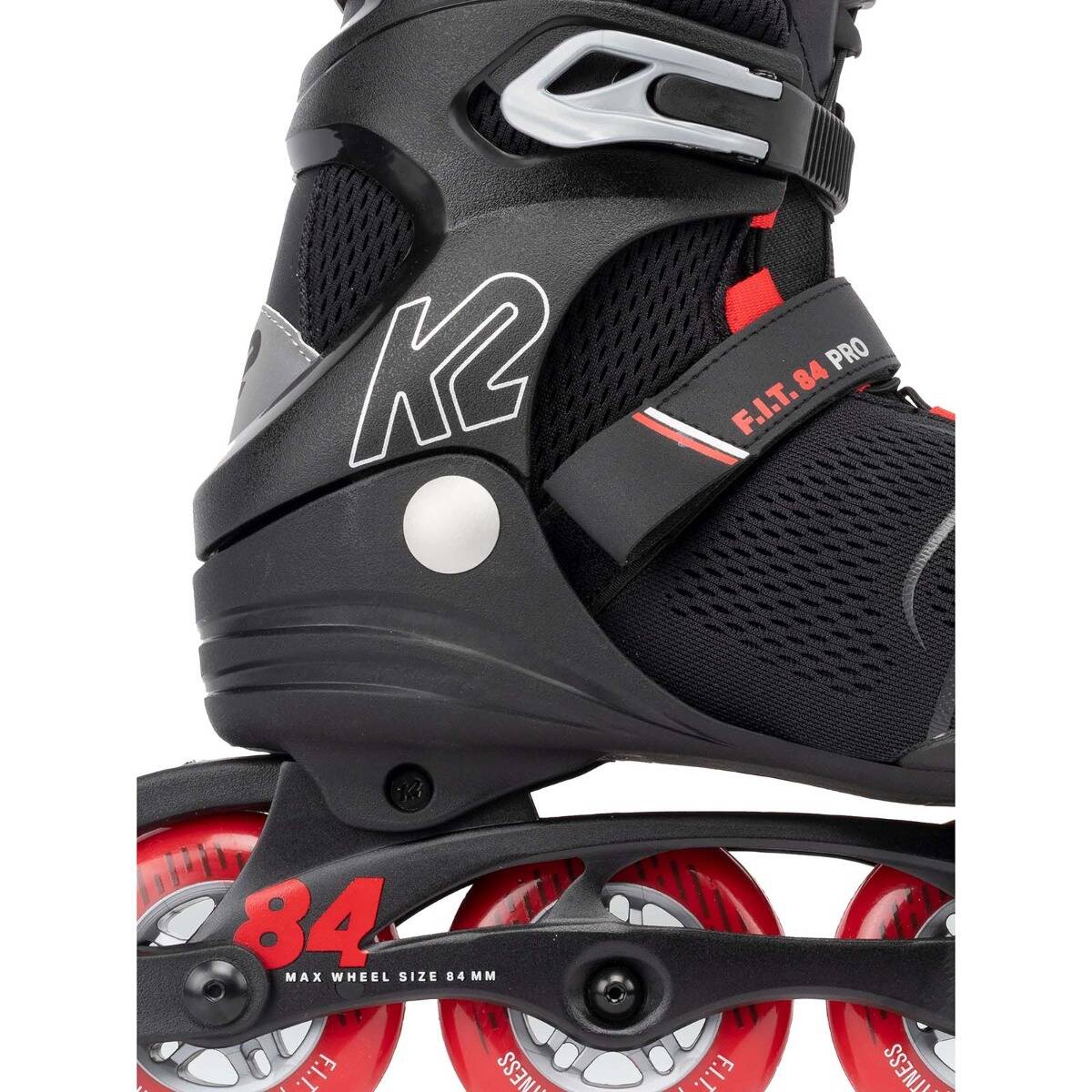 K2 F.I.T. 84 Pro Inline Roller Skates - Black/Red
