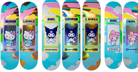 Hello Kickflip: When Skateboarding Turns Cute - Hello Kitty Blindbag Skateboard Decks