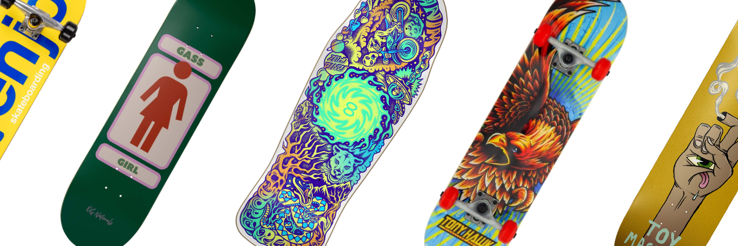 The Craft of Skateboarding: Stylish Deck Designs from Leading Brands