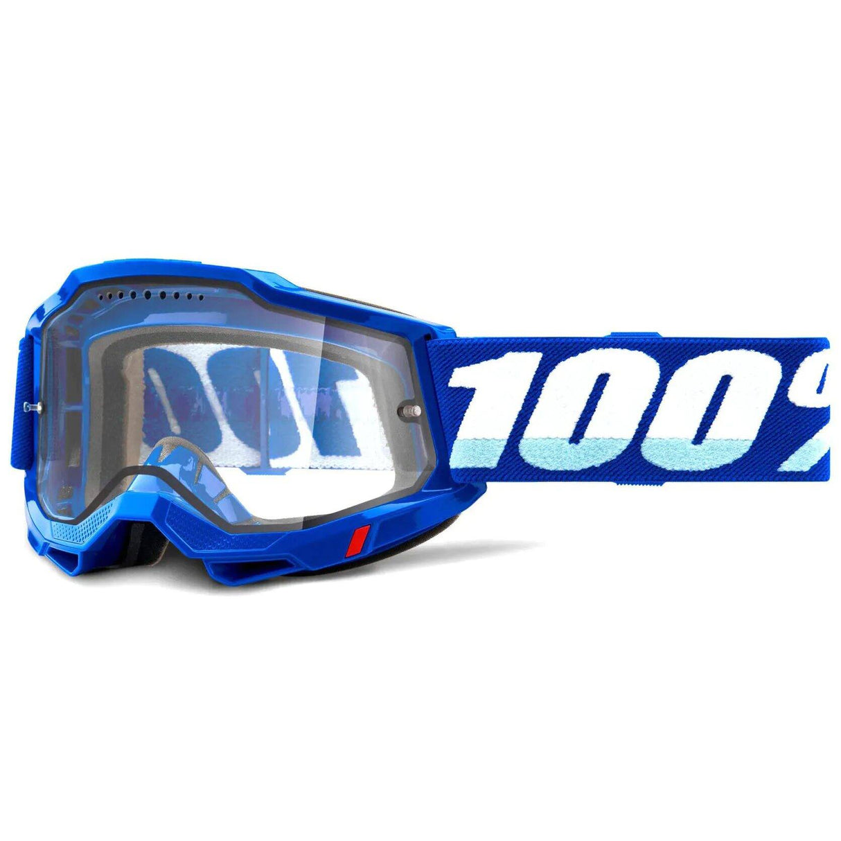 100% Accuri 2 Enduro MTB Goggles - Blue (Clear Lens)