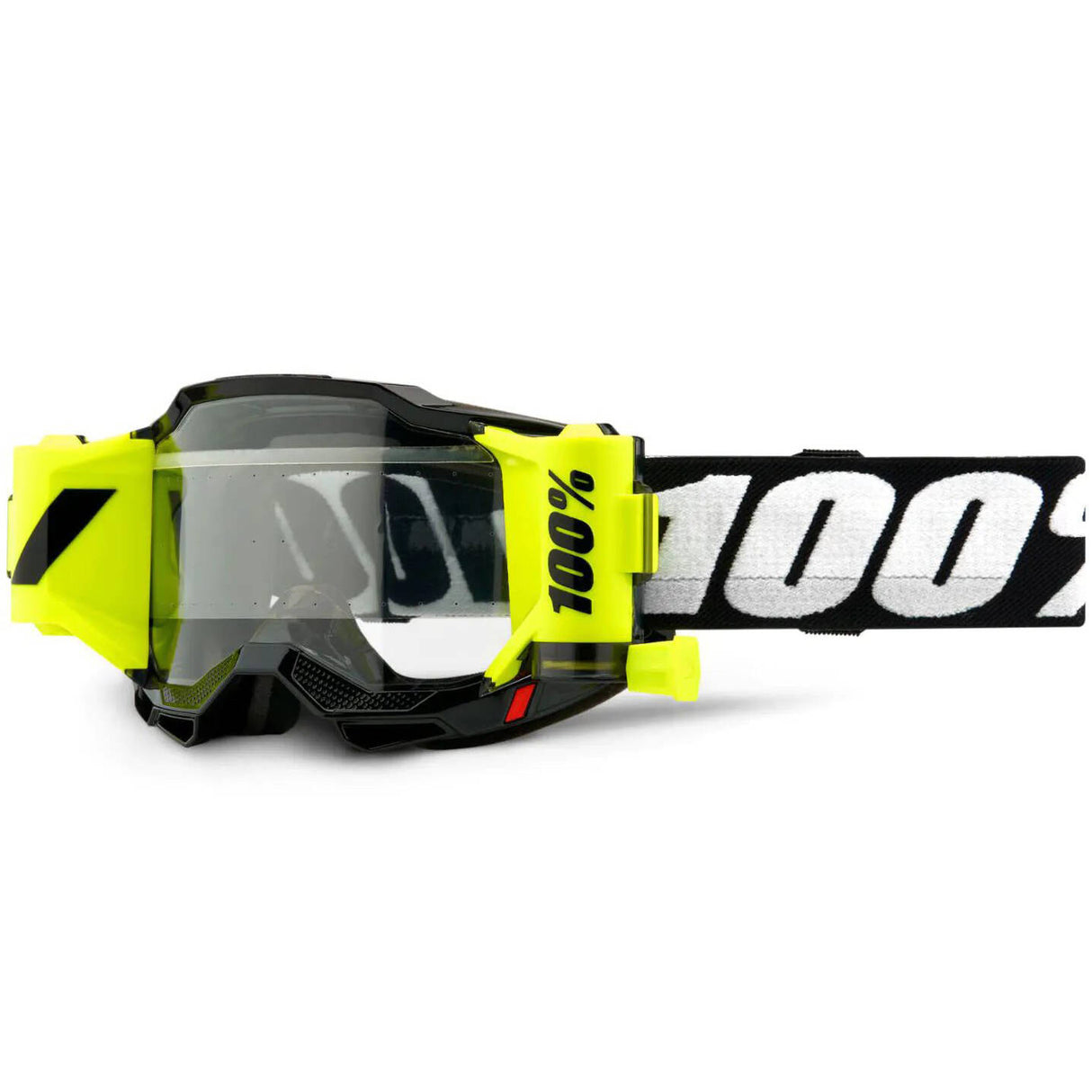100% Accuri 2 Forecast MTB/MX Goggles - Black (Clear Lens)
