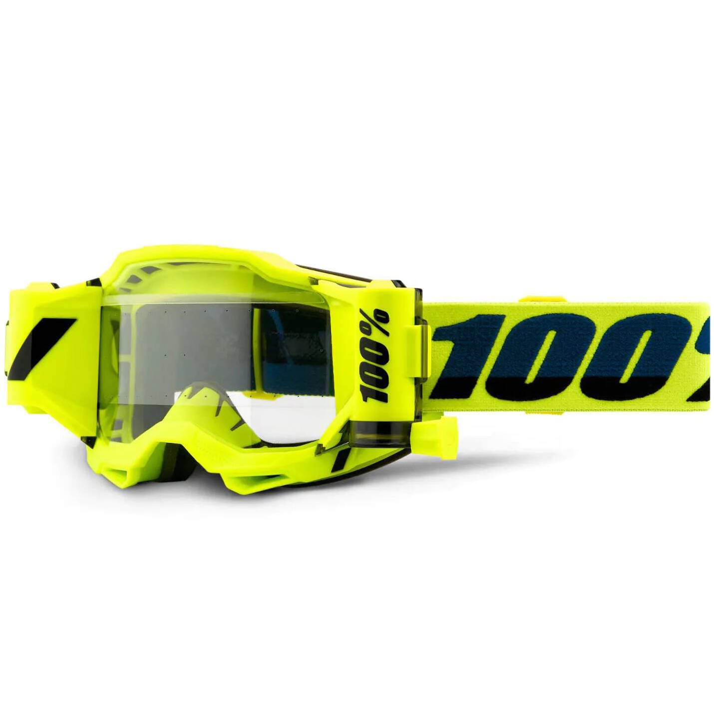 100% Accuri 2 Forecast MTB/MX Goggles - Yellow (Clear Lens)
