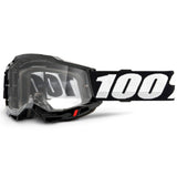 100% Accuri 2 Woods MTB/MX Goggles - Black (Photochromic Lens)