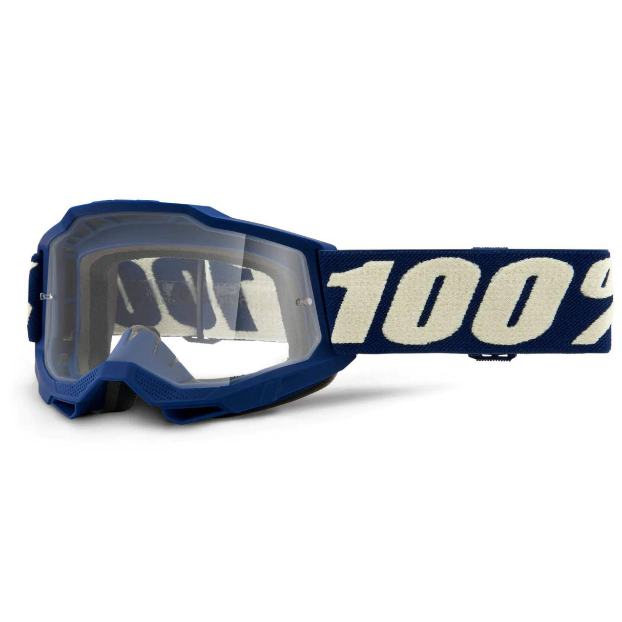100% Accuri 2 Youth MTB/MX Goggles - Deepmarine (Clear Lens)
