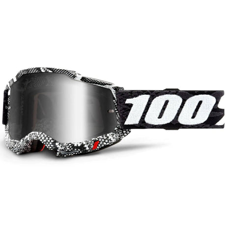100% Accuri 2 MTB/MX Goggles - Cobra (Mirror Silver Lens)