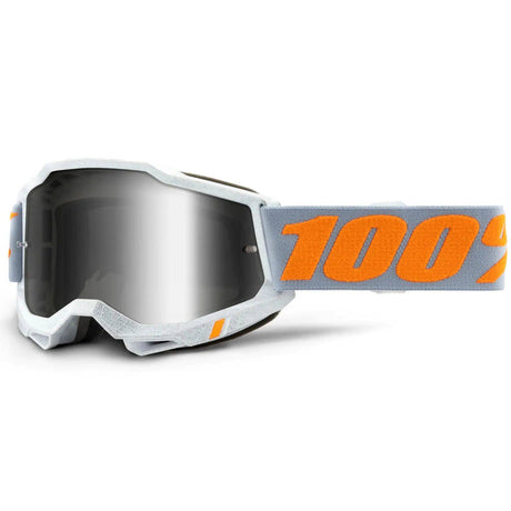 100% Accuri 2 MTB/MX Goggles - Speedco (Mirror Silver Lens)