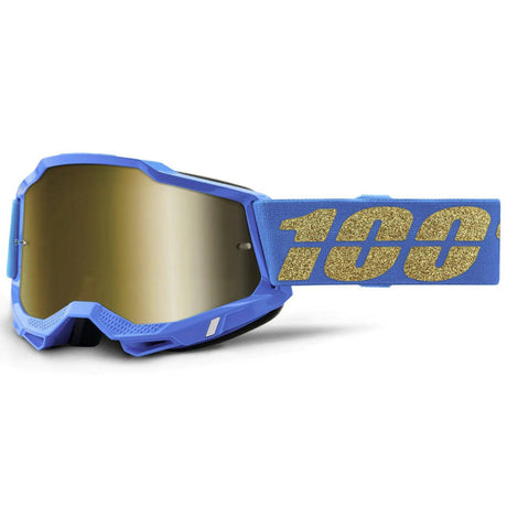 100% Accuri 2 MTB/MX Goggles - Waterloo (True Gold Lens)