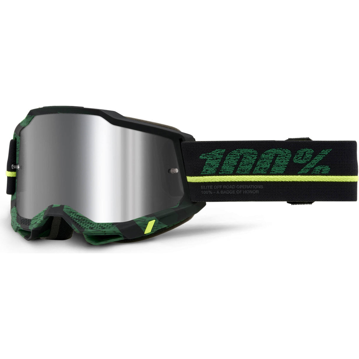 100% Accuri 2 Goggles - Overlord/Flash Silver Lens