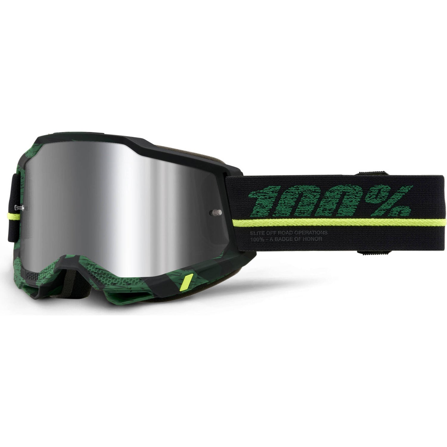 100% Accuri 2 Goggles - Overlord/Flash Silver Lens
