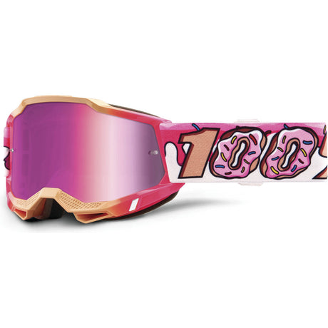 100% Accuri 2 Youth Goggles - Donut/Pink Mirror Lens