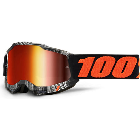 100% Accuri 2 Youth Goggles - Geospace/Mirror Red Lens