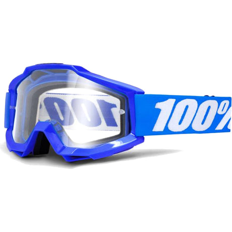 100% Accuri Goggles - Reflex Blue/Clear Lens