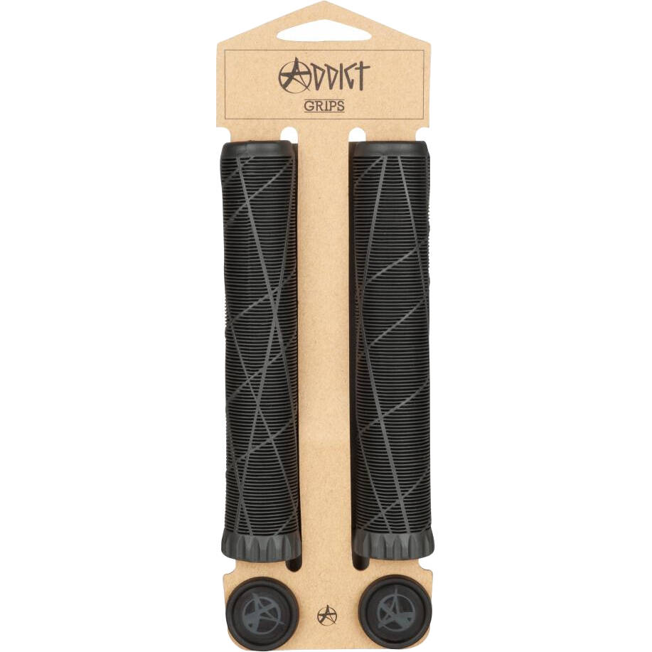 Addict OG Scooter Grips - Gun Metal