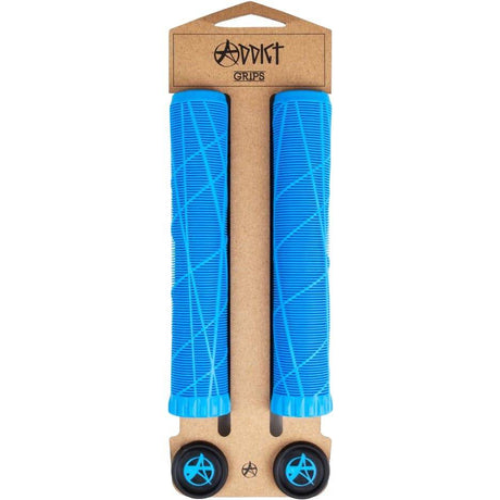 Addict OG Scooter Grips - Neon Blue
