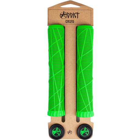 Addict OG Scooter Grips - Neon Green