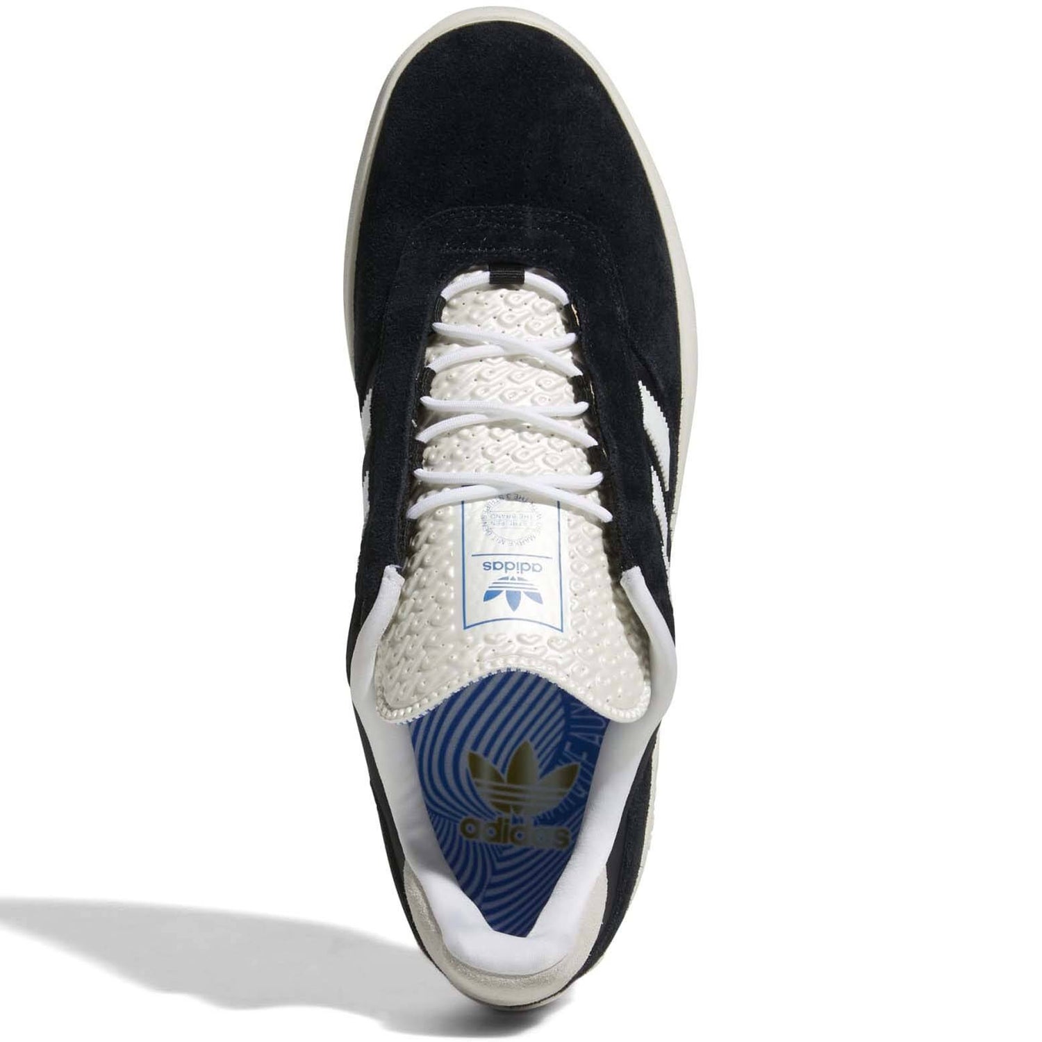 Adidas Puig Skate Shoes - Core Black/White/Blue Bird
