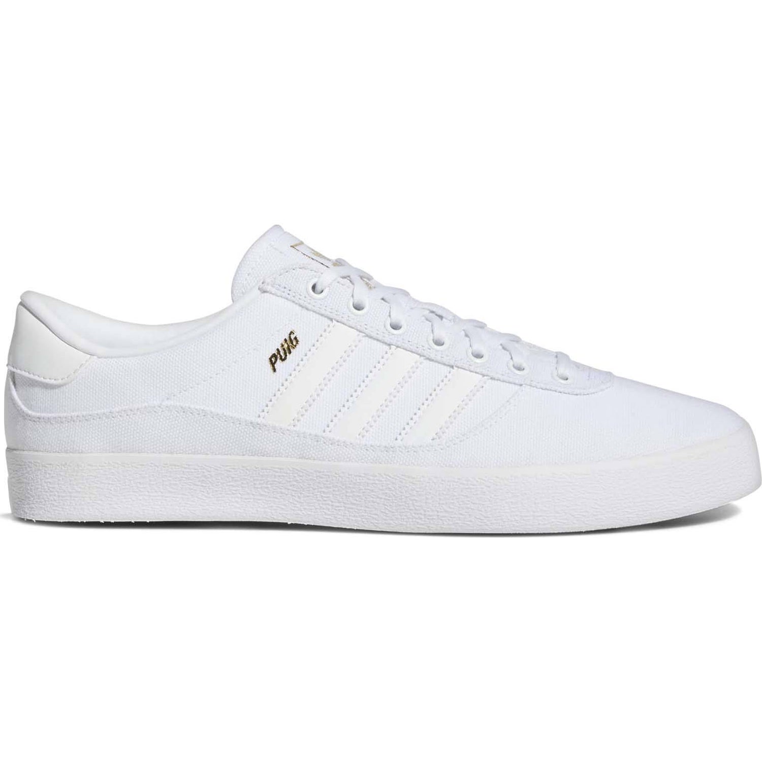 Adidas Puig Indoor Skate Shoes - White/Gum