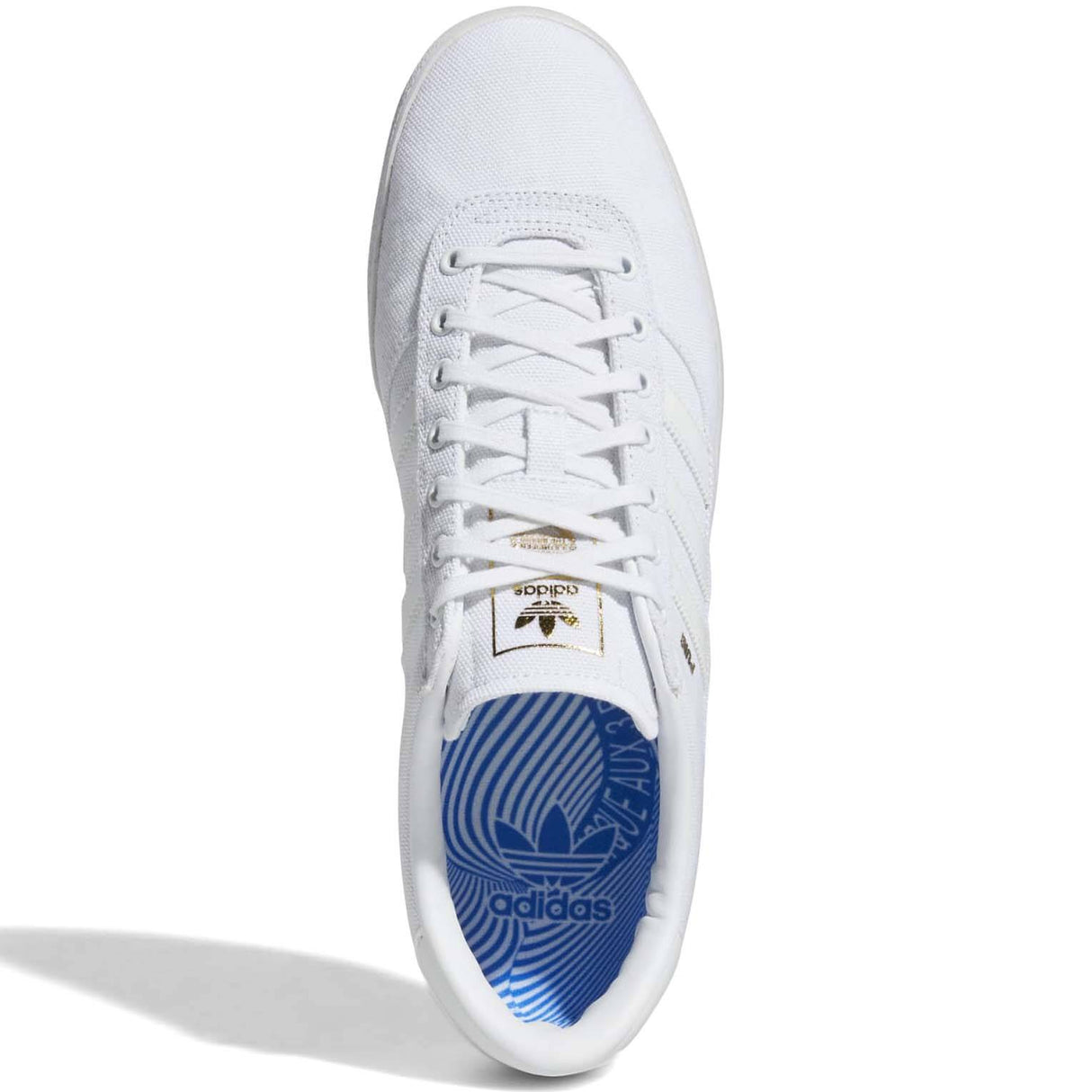 Adidas Puig Indoor Skate Shoes - White/Gum
