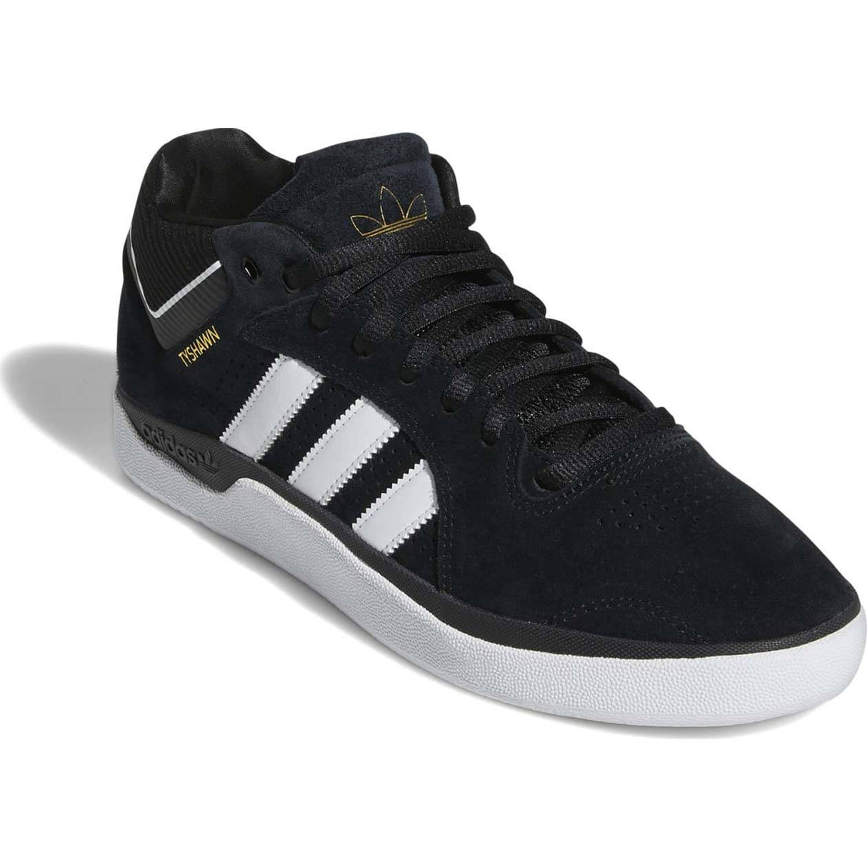 Adidas Tyshawn Skate Shoes - Core Black/White/Core Black